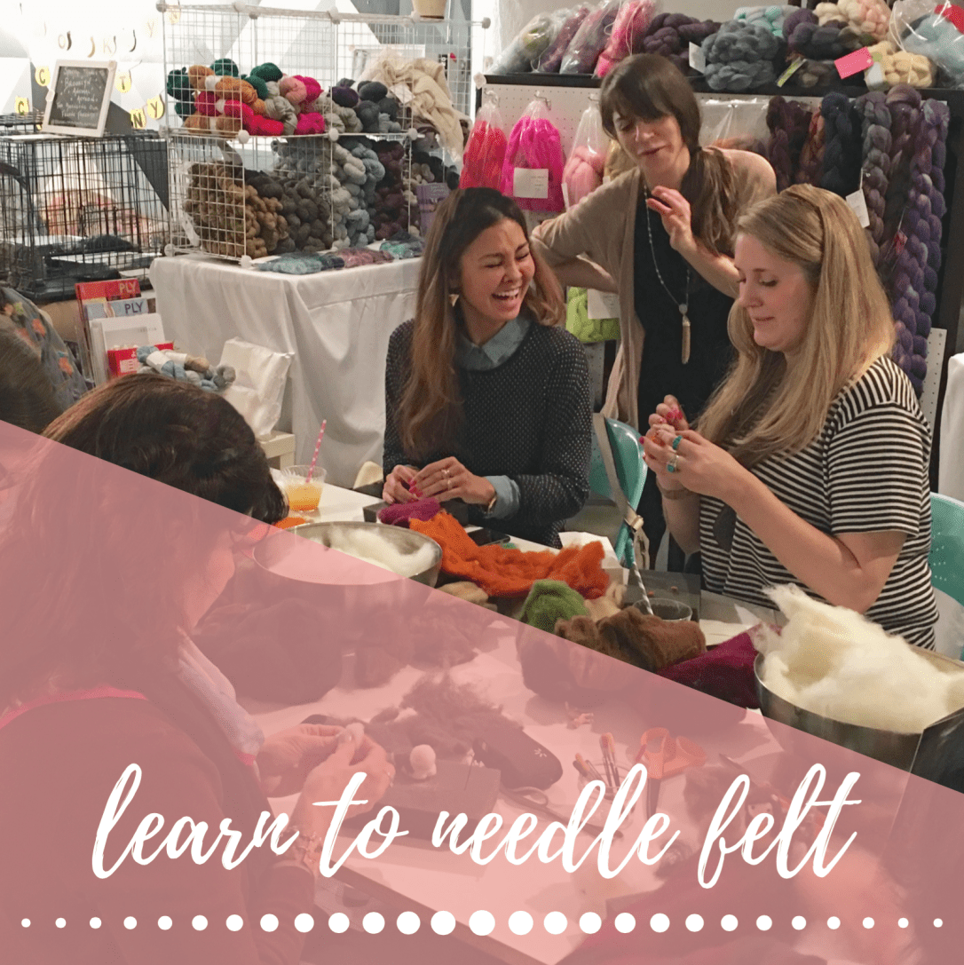 learn to needle felt