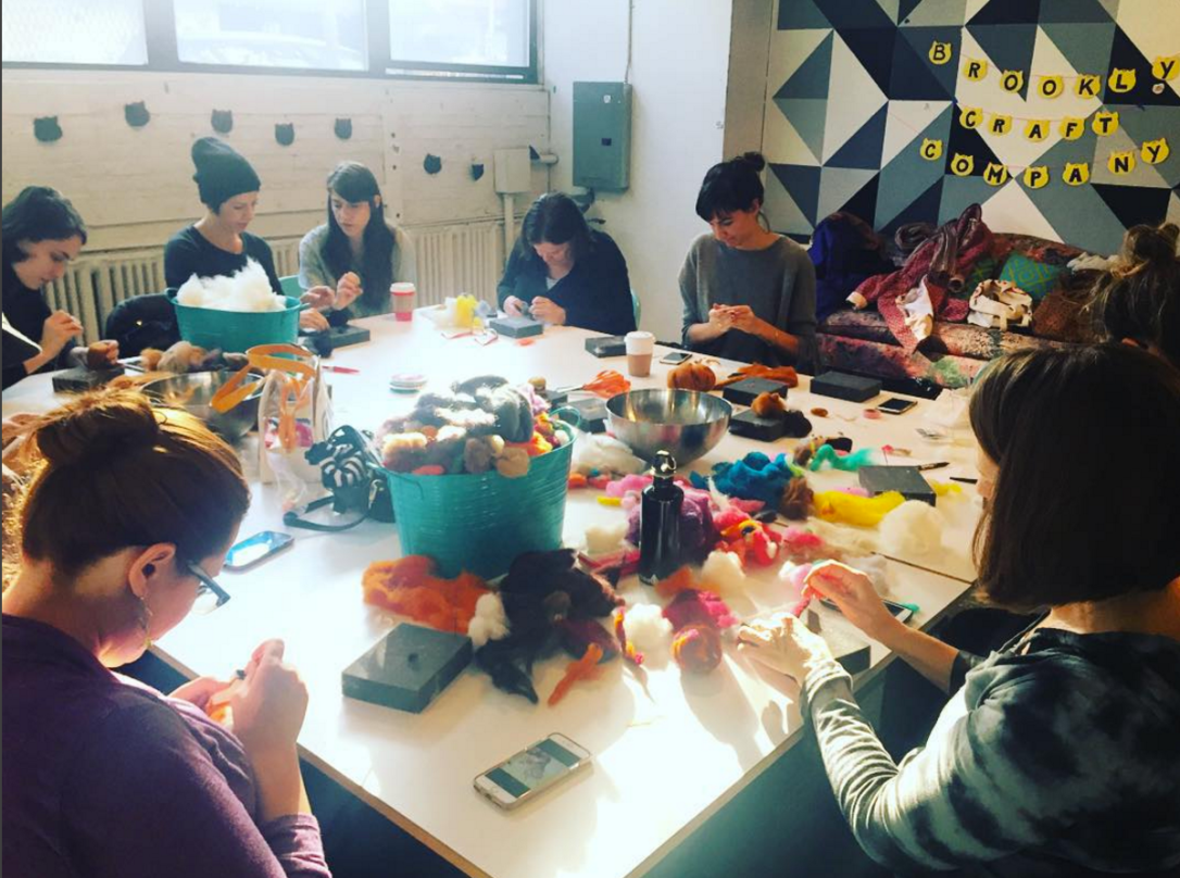 Brooklyn Craft Company Needle Felting Class