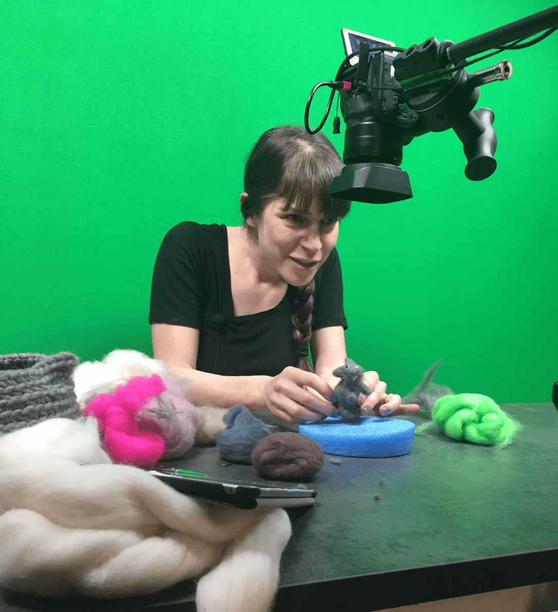 behind the scenes at Little Things studios