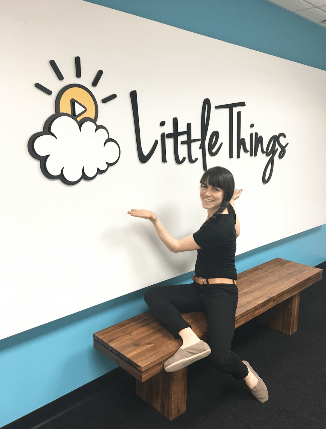 behind the scenes at Little Things studios